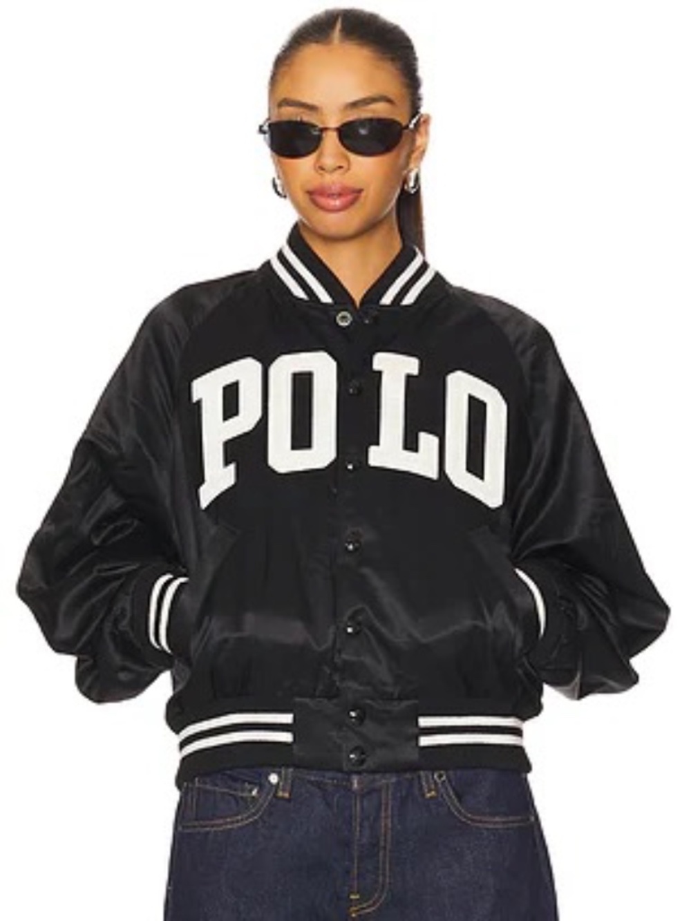 Polo Ralph Lauren Satin Bomber Jacket